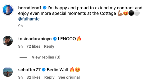 Fulham star Bernd Leno signs a new contract